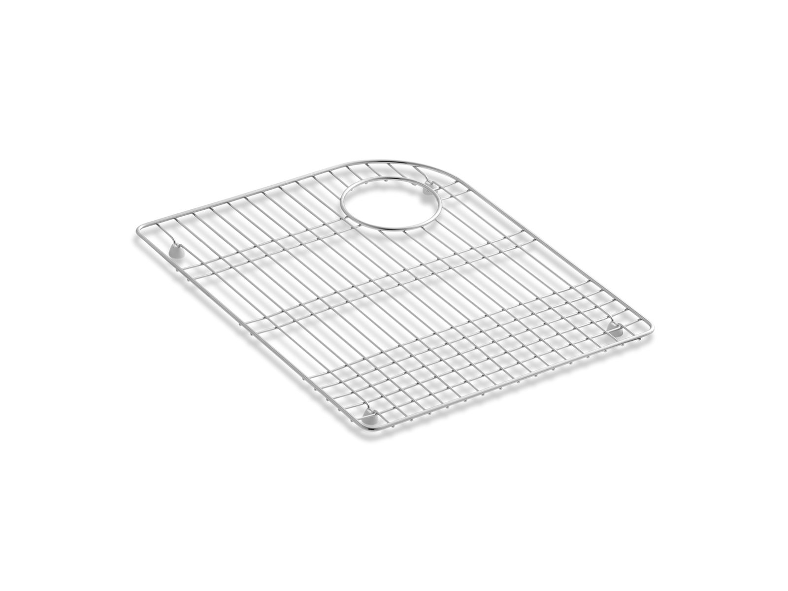 Executive Chef Stainless steel sink rack, 17-5/8" x 14-1/4" for use in Executive Chef kitchen sinks - K-6001-ST