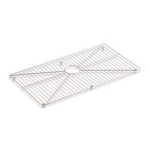 Vault Stainless steel sink rack, 32" x 16-11/16" for 36" single-bowl apron-front sink - K-6474-ST