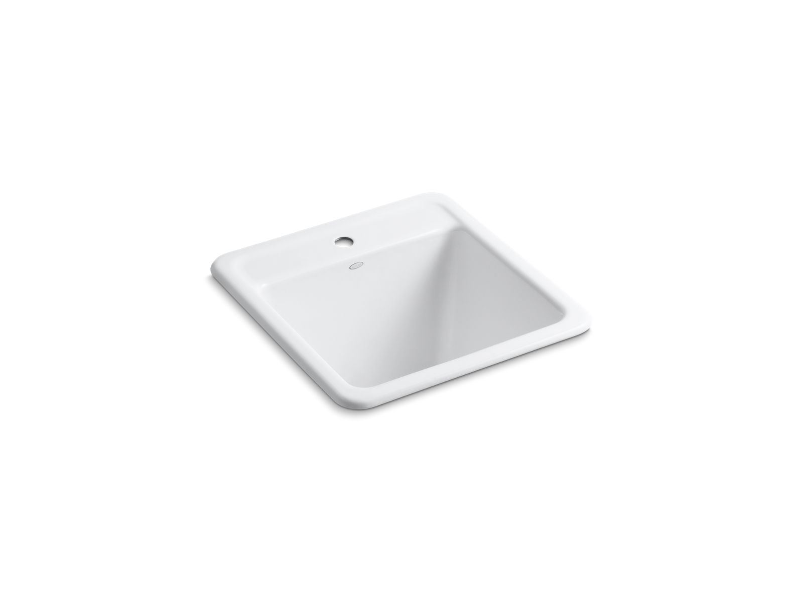 Park Falls 21" top-/undermount single-bowl utility sink - K-19022-1-0