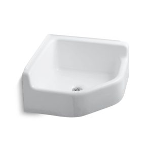 Whitby Floor-mount corner service sink - K-6710-0