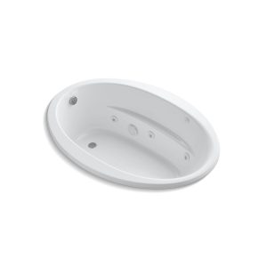 Sunward 60" x 42" drop-in whirlpool bath with Bask heated surface - K-1162-W1-0