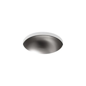 Bolero 13-3/4" round drop-in/undermount bathroom sink, no overflow - K-2610-SU-NA