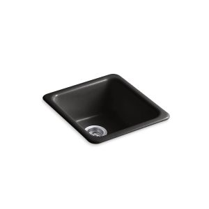 Iron/Tones 17" top-/undermount single-bowl bar sink - K-6584-7