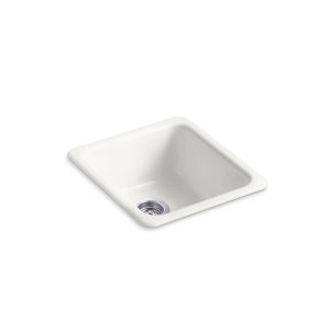 Iron/Tones 17" top-/undermount single-bowl bar sink - K-6584-FF