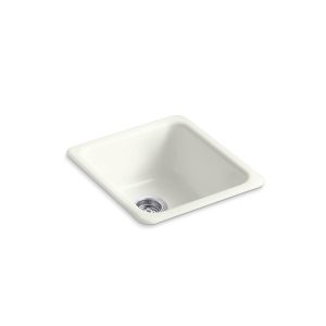Iron/Tones 17" top-/undermount single-bowl bar sink - K-6584-NY