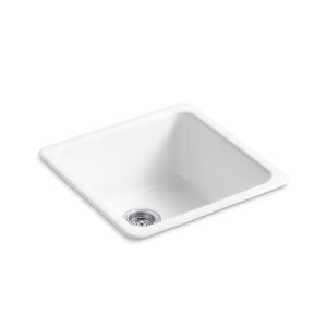 Iron/Tones 21" top-/undermount single-bowl bar sink - K-6587-0