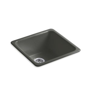 Iron/Tones 21" top-/undermount single-bowl bar sink - K-6587-58
