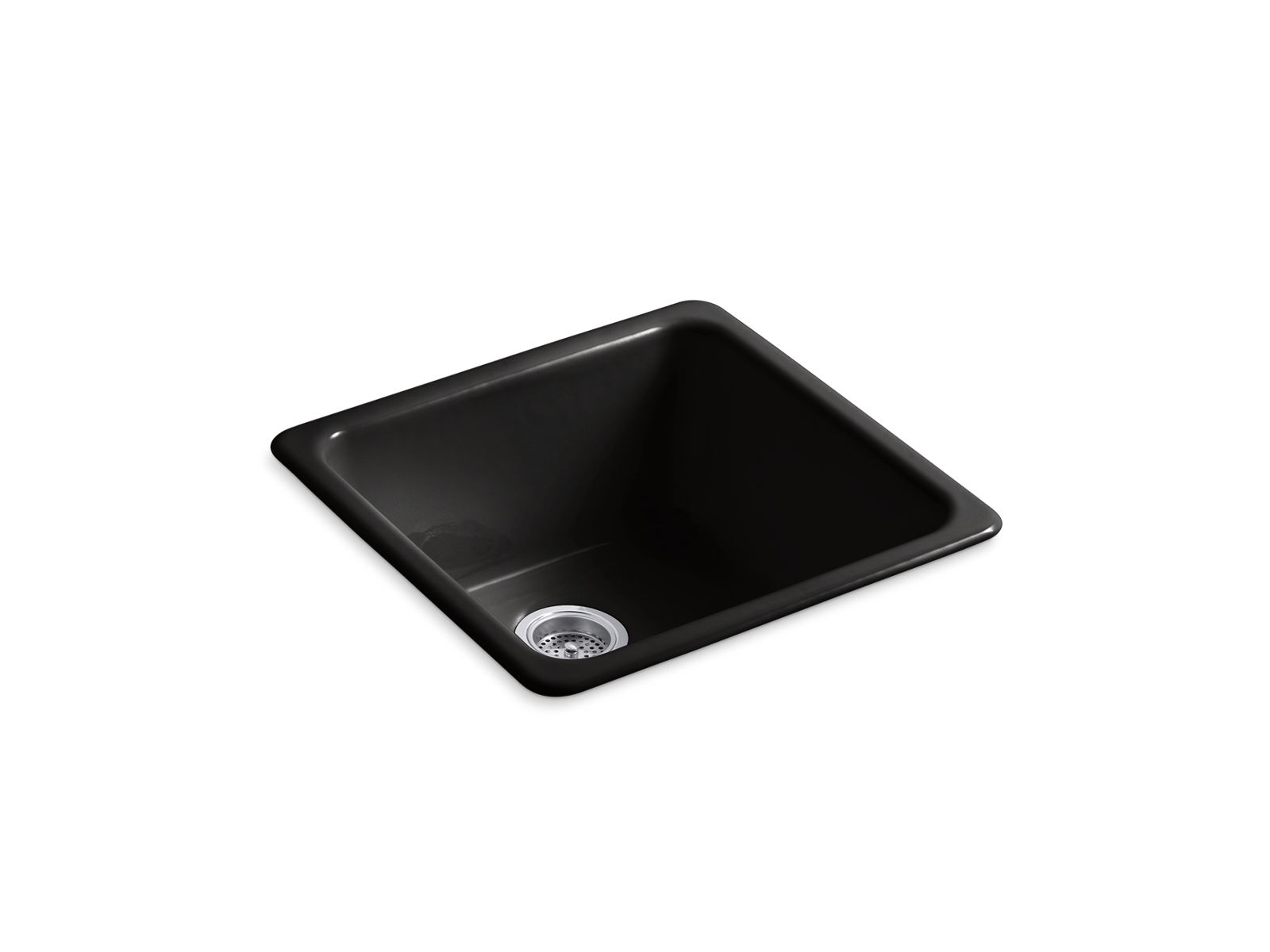 Iron/Tones 21" top-/undermount single-bowl bar sink - K-6587-7
