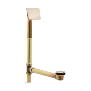 Tea-for-Two 1-1/2" contoured pop-up drain and overflow for above- or through-the-floor installation - K-7147-AF-BV
