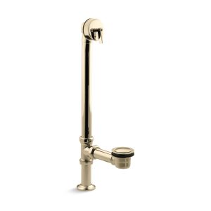 Artifacts 1-1/2" pop-up bath drain for above- and through-the-floor freestanding bath installations - K-7159-AF
