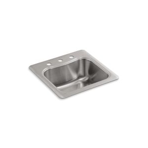 Staccato 20" top-mount single-bowl bar sink - K-3363-3-NA