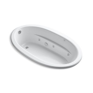 Sunward 72" x 42" drop-in whirlpool bath - K-1164-CB-0