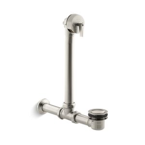 Iron Works Exposed bath drain for above-the-floor installation - K-7104-BN