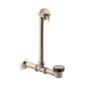 Iron Works Exposed bath drain for above-the-floor installation - K-7104-BV