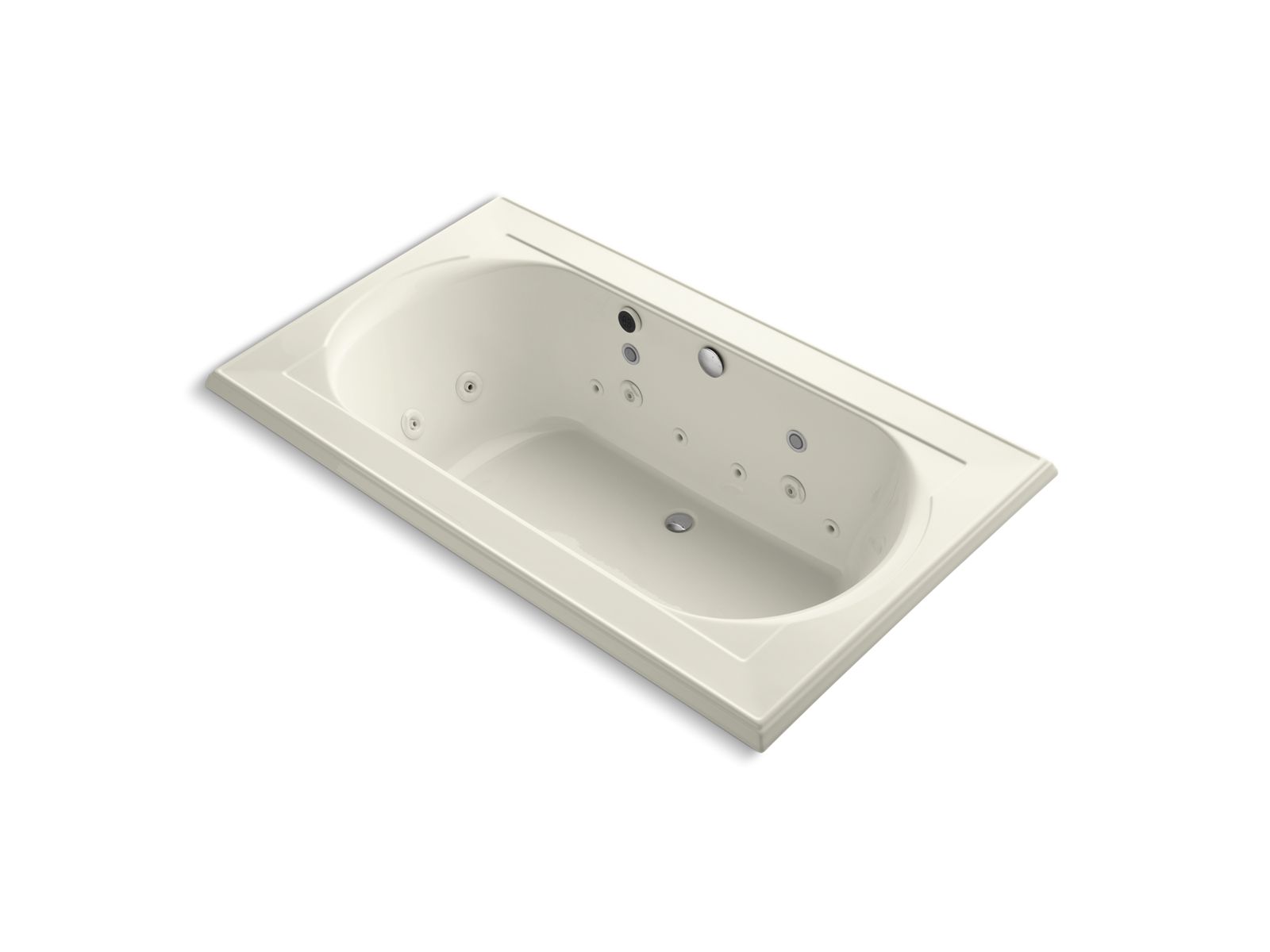 Memoirs 72" x 42" drop-in Effervescence whirlpool bath - K-1418-AH-96