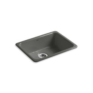 Iron/Tones 24-1/4" top-/undermount single-bowl bar sink - K-6585-58