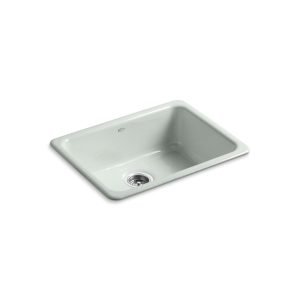 Iron/Tones 24-1/4" top-/undermount single-bowl bar sink - K-6585-FF