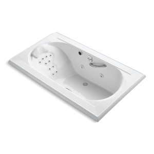 Memoirs 72" x 42" drop-in heated whirlpool bath - K-1418-M-0