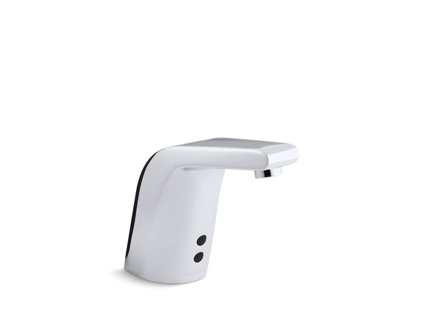 Sculpted Touchless single-hole lavatory faucet with Insight sensor technology, DC-powered, 0.5 gpm - K-13461-CP
