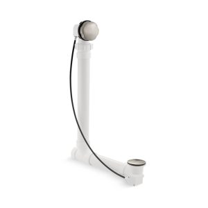 Clearflo Cable bath drain with PVC tubing - K-7213-BN