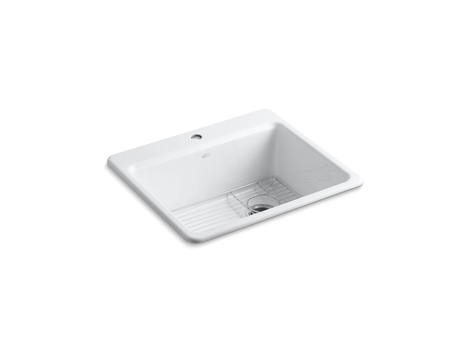 Riverby 25" top-mount single-bowl kitchen sink - K-5872-1A1-0