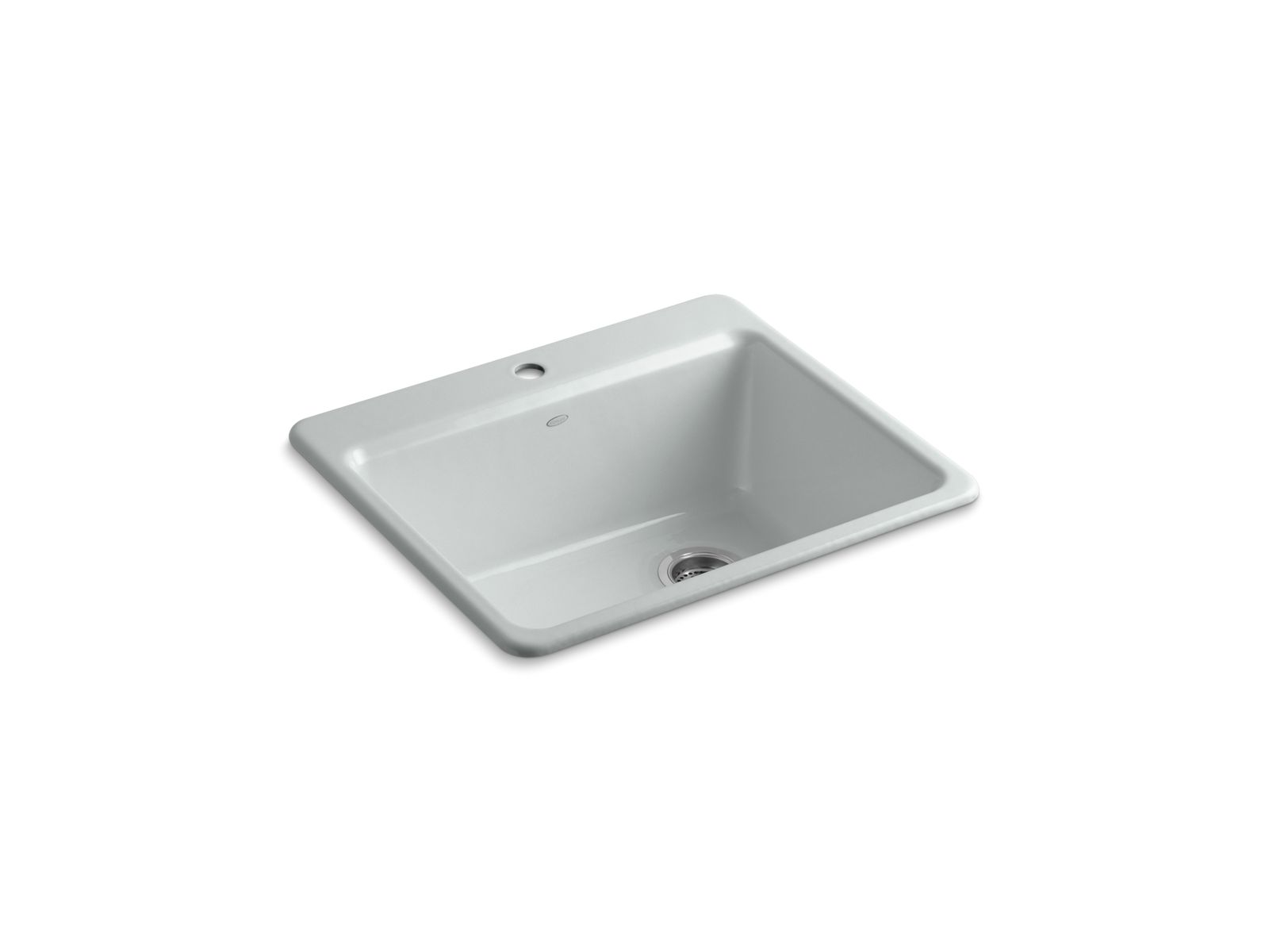 Riverby 25" top-mount single-bowl kitchen sink - K-5872-1A1-95