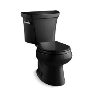 Wellworth Two-piece round-front toilet, 1.28 gpf - K-3997-U-7