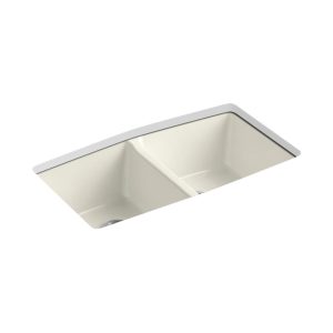 Brookfield 33" undermount double-bowl kitchen sink - K-5846-5U-96