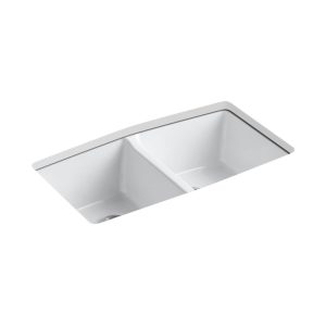 Brookfield 33" undermount double-bowl kitchen sink - K-5846-5U-0