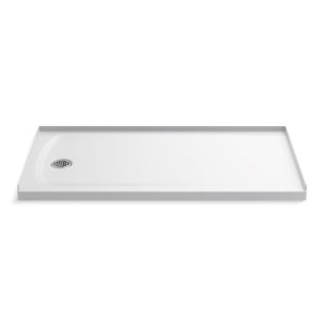 Ballast 60" x 32" alcove shower base, left drain - K-1937-0
