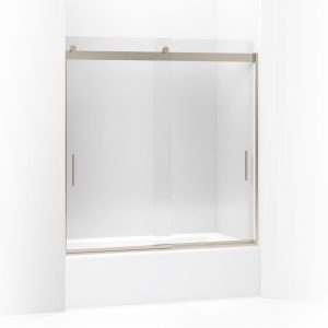 Levity 62" H sliding bath door with 1/4"-thick glass - K-706000-L-ABV