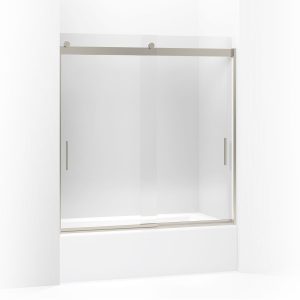 Levity 62" H sliding bath door with 1/4"-thick glass - K-706000-L-MX