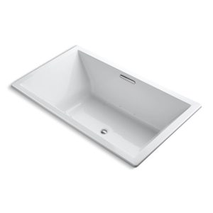 Underscore 72" x 42" drop-in Heated BubbleMassage air bath with Bask heated surface - K-1174-GHW-0