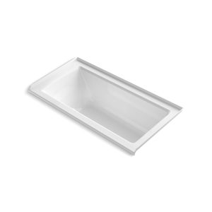 Archer 60" x 30" alcove Heated BubbleMassage air bath, right drain - K-1947-GHRF-0