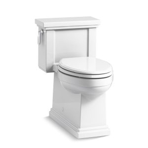 Tresham One-piece compact elongated toilet with skirted trapway, 1.28 gpf - K-3981-0