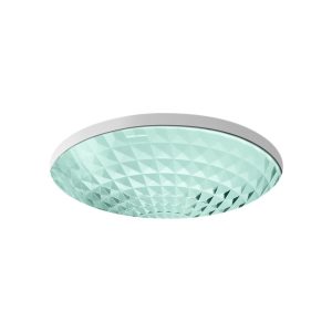 Kallos 16" round undermount bathroom sink, no overflow - K-2361-TG2