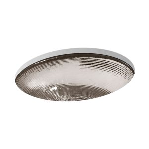 Whist 19" oval undermount bathroom sink, no overflow - K-2741-TG3