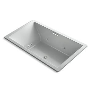 Underscore 72" x 42" drop-in Heated BubbleMassage air bath with whirlpool - K-1174-XHGH-95