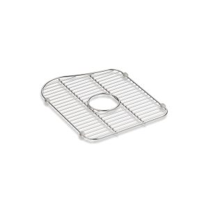 Staccato Stainless steel large sink rack, 13" x 15-3/4", for left-hand bowl - K-5119-ST