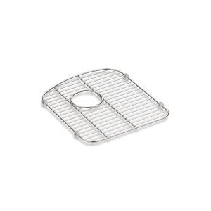 Langlade Stainless steel sink rack, 13-1/2" x 15-1/4", for right-hand bowl - K-5180-ST