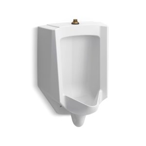 Bardon High-Efficiency Urinal (HEU), washout, wall-hung, 0.125 gpf to 1.0 gpf, top spud - K-4991-ET-0
