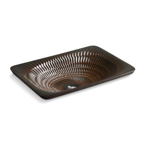 Derring Carillon 21" rectangular drop-in bathroom sink, no overflow - K-17916-RL-RB2