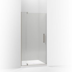 Revel Pivot shower door, 70" H x 35-1/8 - 40" W, with 5/16" thick Crystal Clear glass - K-707531-L-BNK