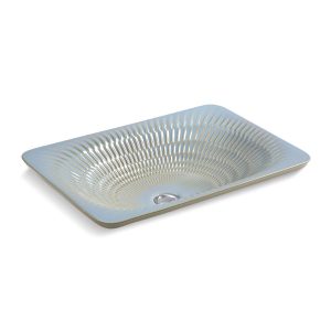 Derring Carillon 21" rectangular drop-in bathroom sink, no overflow - K-17916-RL-RB3