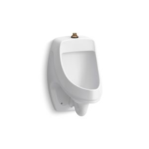 Dexter Washout wall-mount 0.125 gpf urinal with top spud, antimicrobial - K-5452-ETSS-0