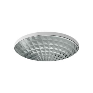 Kallos 16" round undermount bathroom sink, no overflow - K-2361-TG8