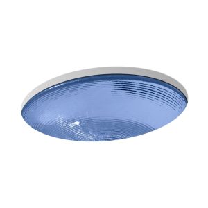 Whist 19" oval undermount bathroom sink, no overflow - K-2741-TG6