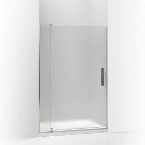 Revel Pivot shower door, 70" H x 39-1/8 - 44" W, with 5/16" thick Frosted glass - K-707541-D3-SHP