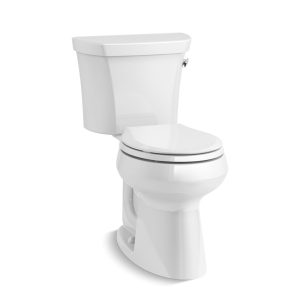 Highline Two-piece round-front toilet, 1.28 gpf - K-5481-UR-0