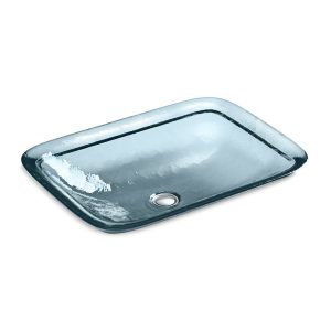 Inia 20-3/4" rectangular drop-in bathroom sink, no overflow - K-2773-TG1